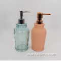 custom logo glass soap dispenser glass packaging